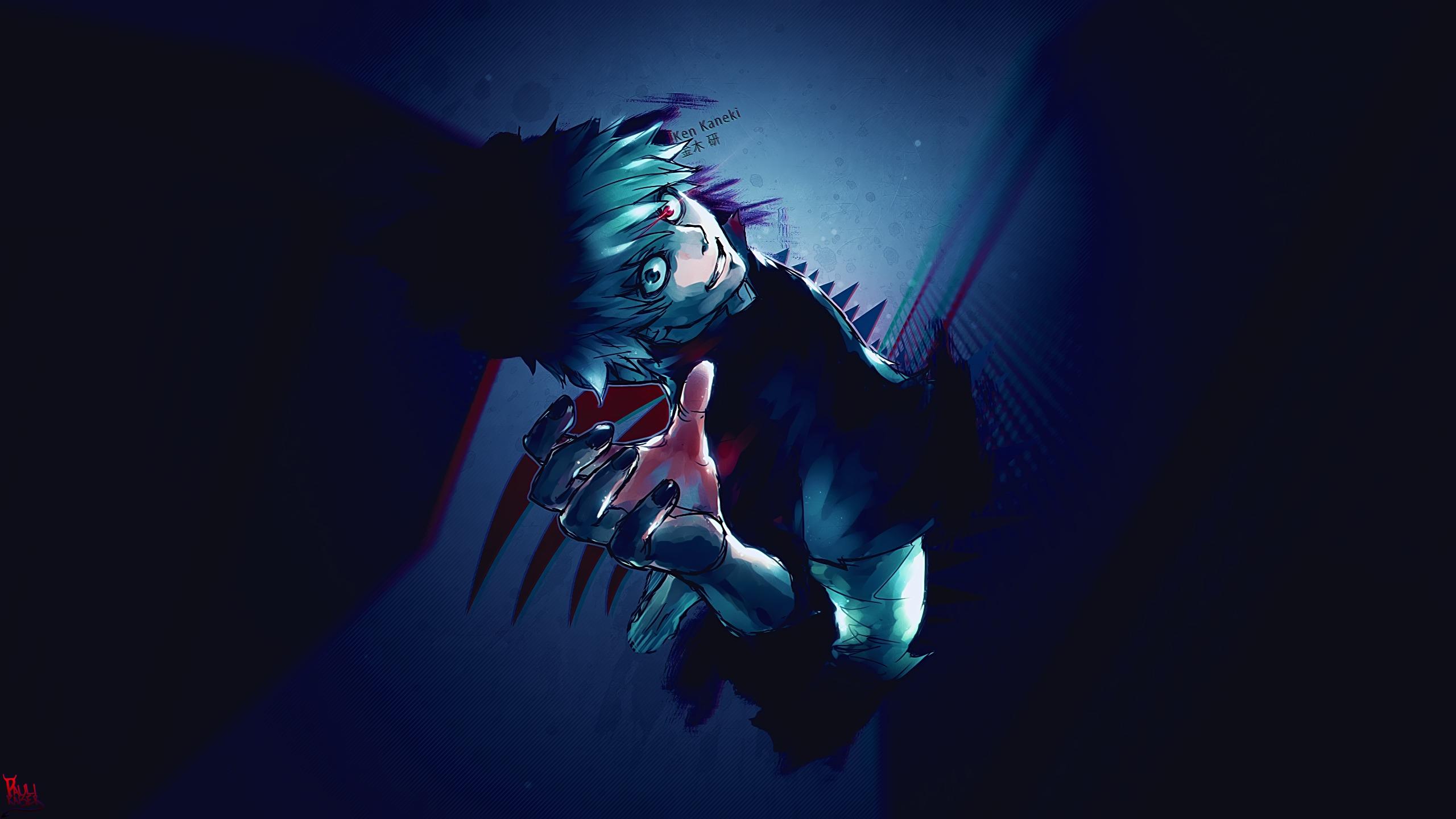 2560x1440 Wallpaper Purple Haired Male Anime Character, Background Free Image