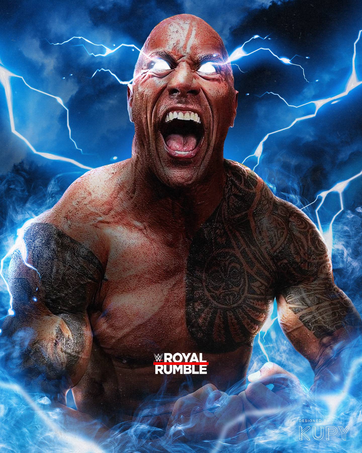 1440x1800 The Rock / Final Boss Wrestling Wallpaper
