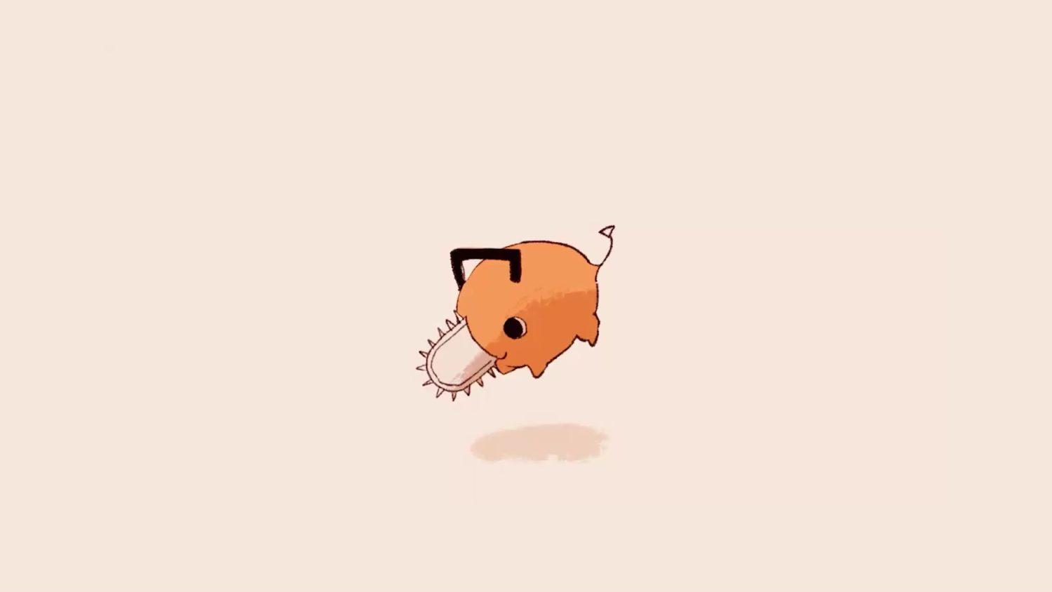 1500x844 Pochita Spin Chainsaw Man Live Wallpaper