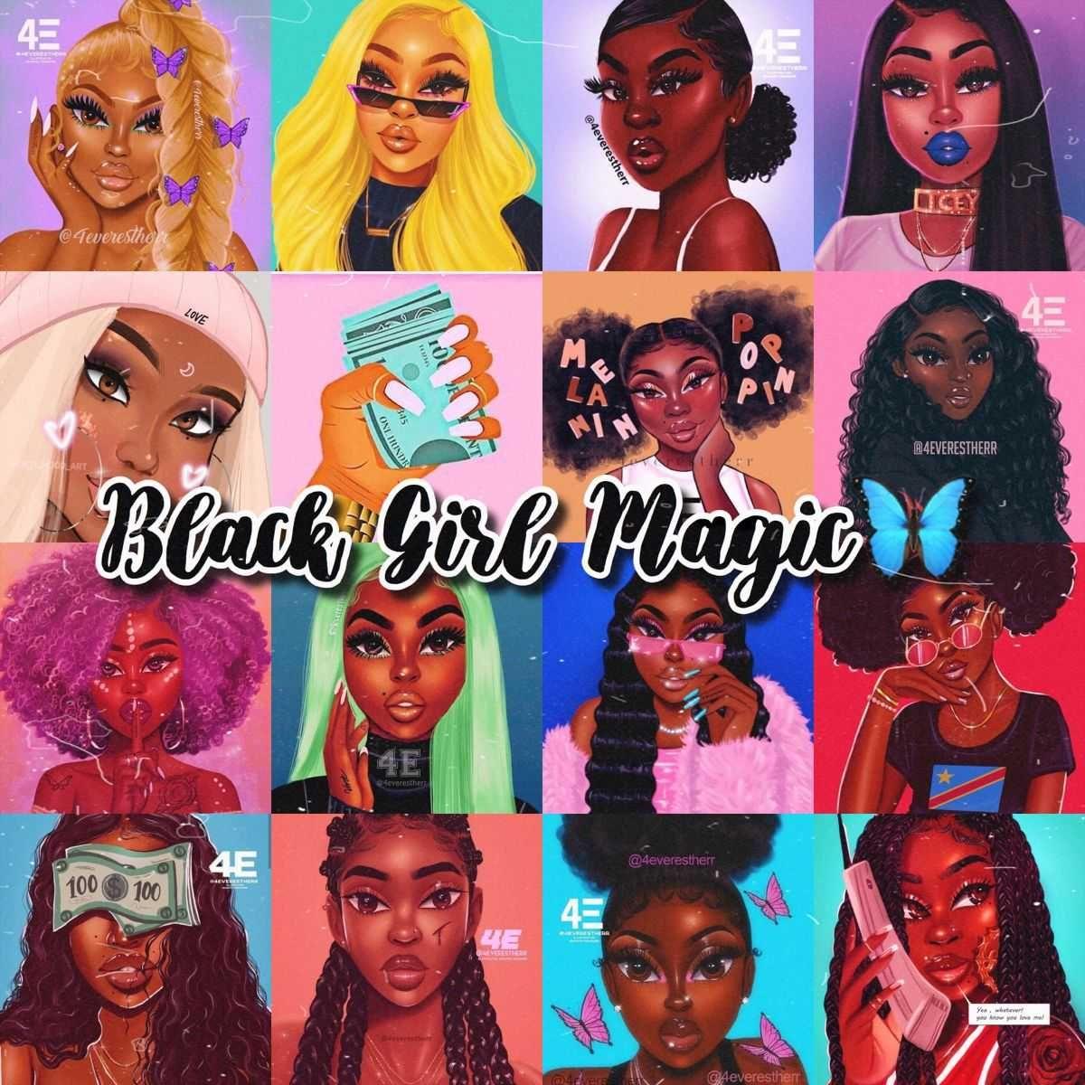 1200x1200 Black Girls Wallpaper