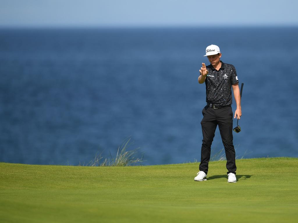 1024x768 British Open: Tough putts halts Cameron Smith's run at the Jug
