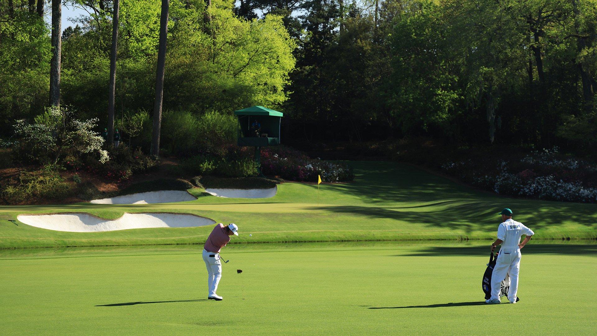 1920x1080 Golf Central famous par 3s, two different results for Cameron Smith at #TheMasters