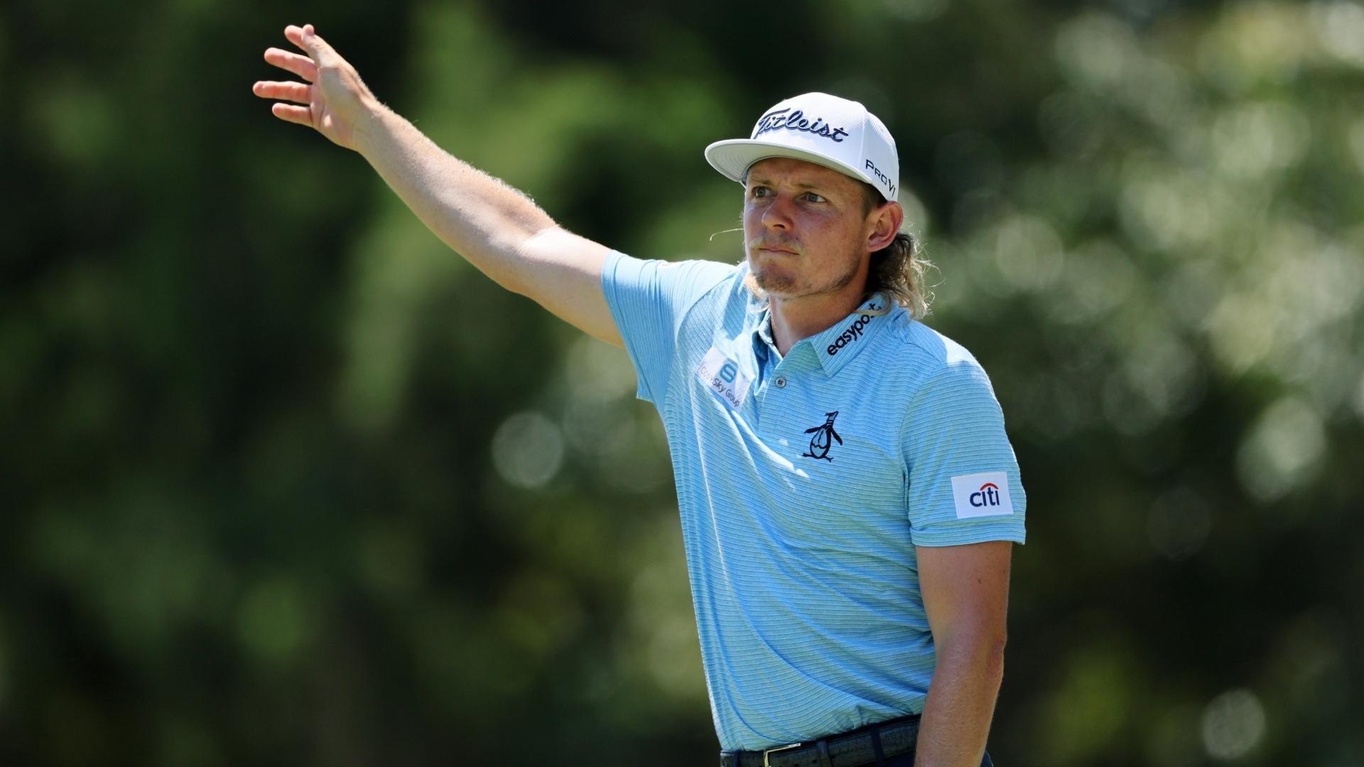1920x1080 Cam Smith is all class after tee shot hits fan, shatters phone in Memphis