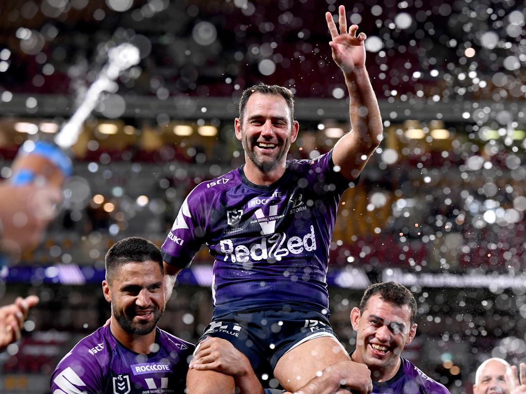 1024x768 NRL News: Cameron Smith Retirement, Chair Off, Suncorp, Melbourne Storm, Canberra Raiders, Finals Craig Bellamy. News.com.au