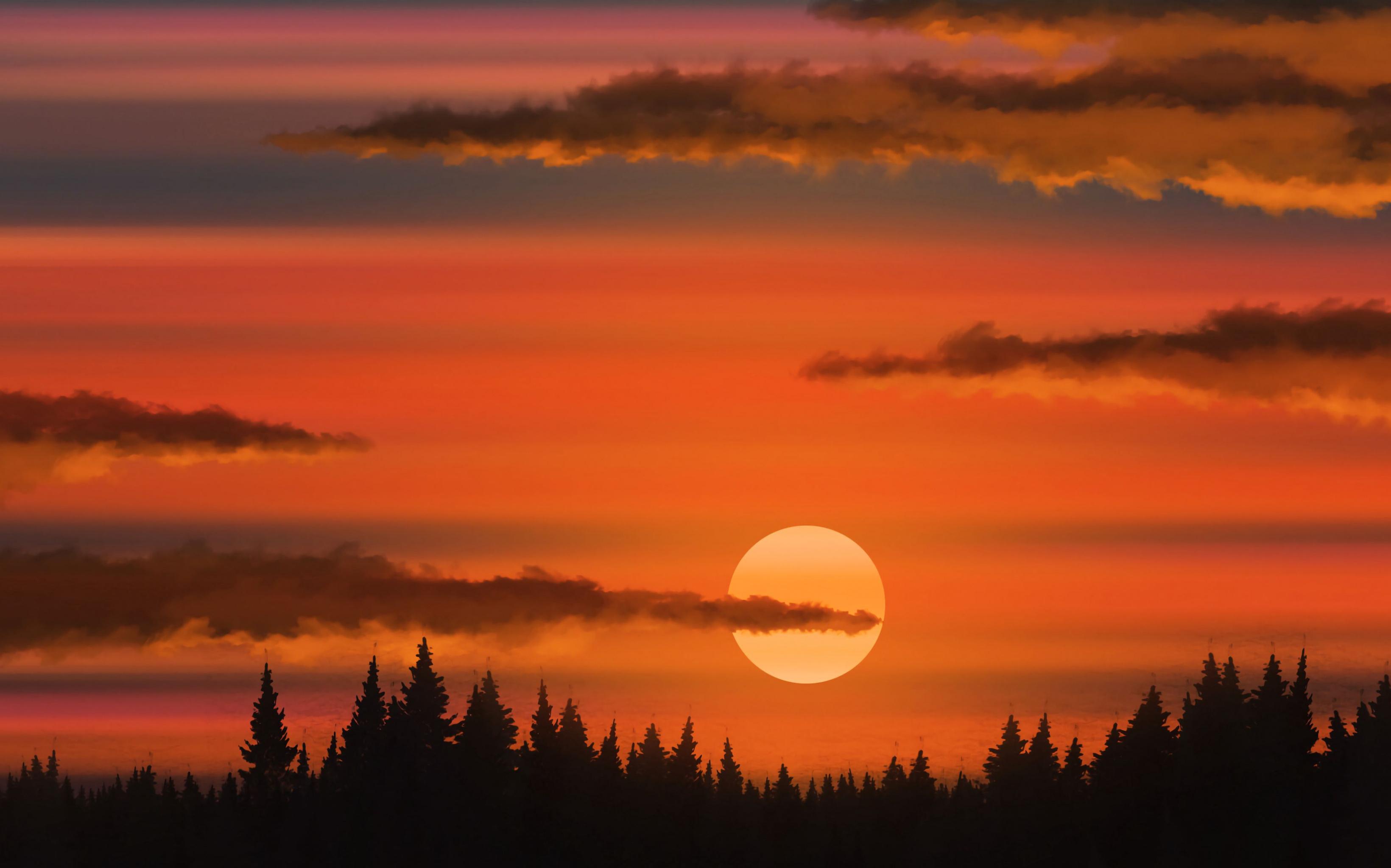 3280x2048 Wallpaper Sunlight, Sunset, Cloud, Atmosphere, Daytime, Background Free Image