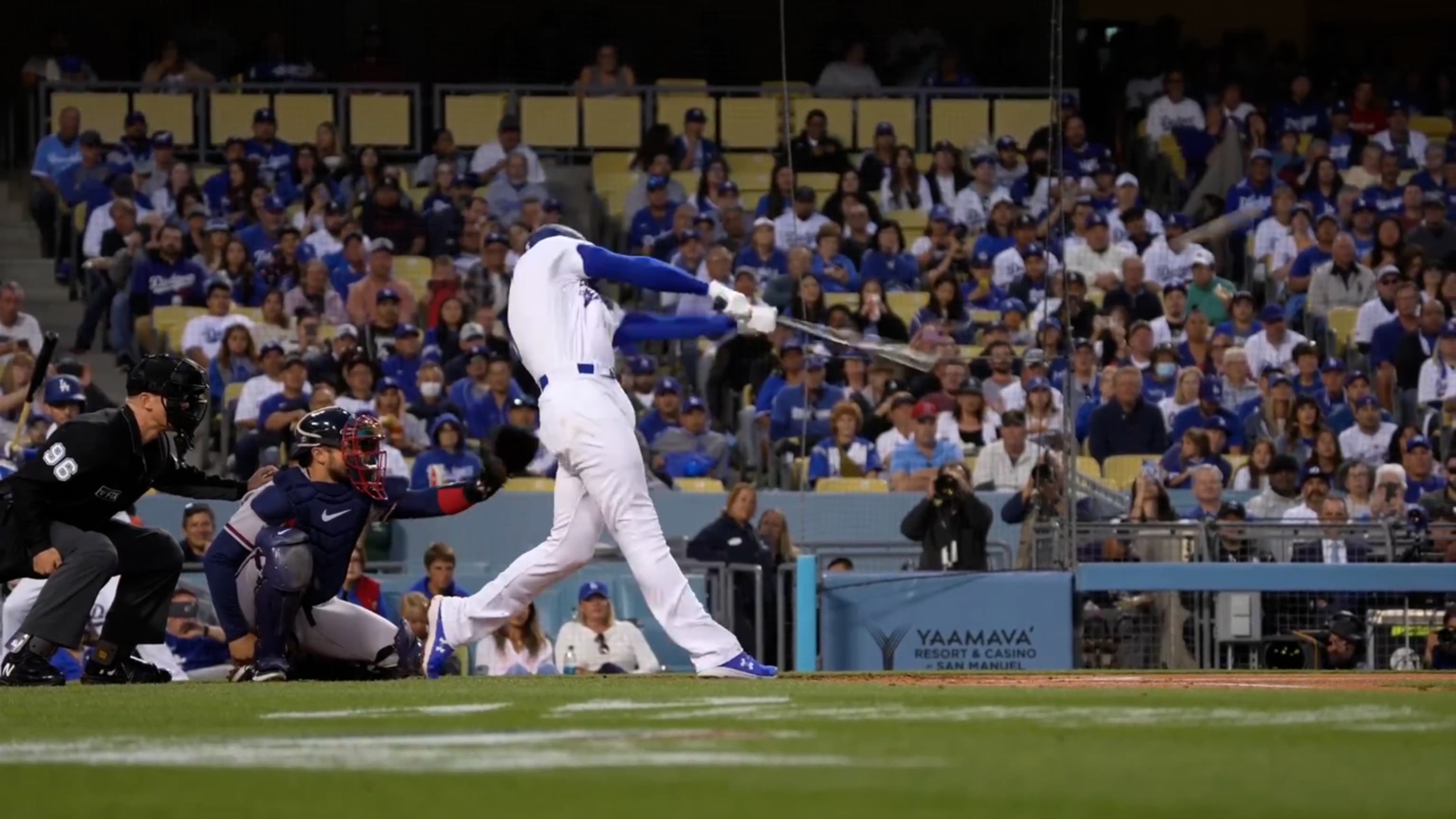 3072x1728 Freddie Freeman faces Braves, hits first home run with Dodgers
