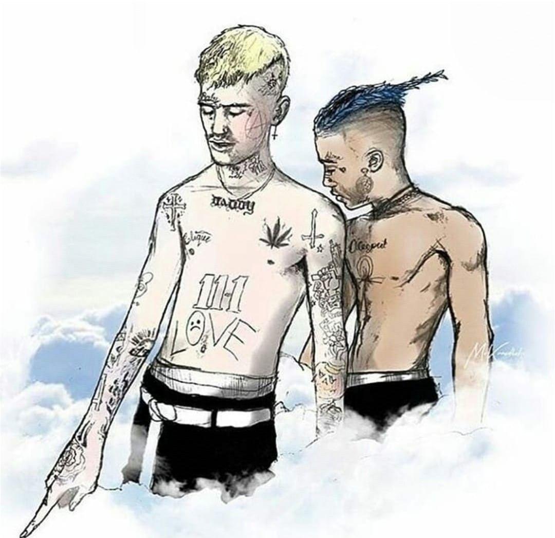 1080x1046 lil peep x Xxxtentacion