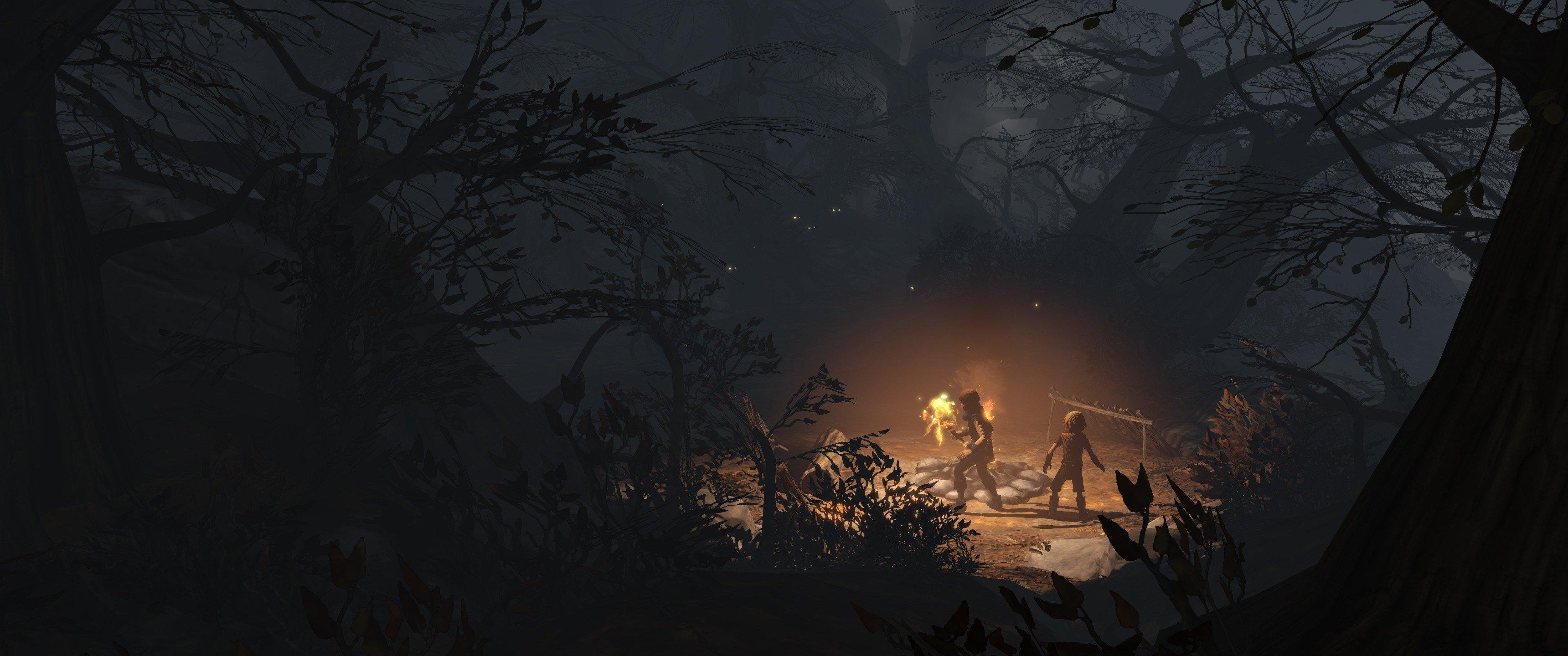3440x1440 Sons Of The Forest Wallpaper