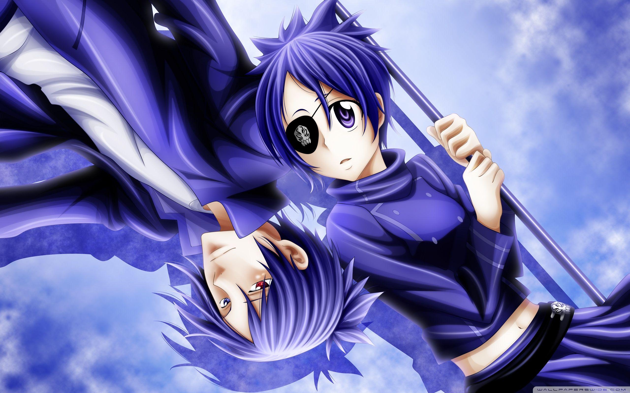 2560x1600 Anime Girl And Boy Wallpaper