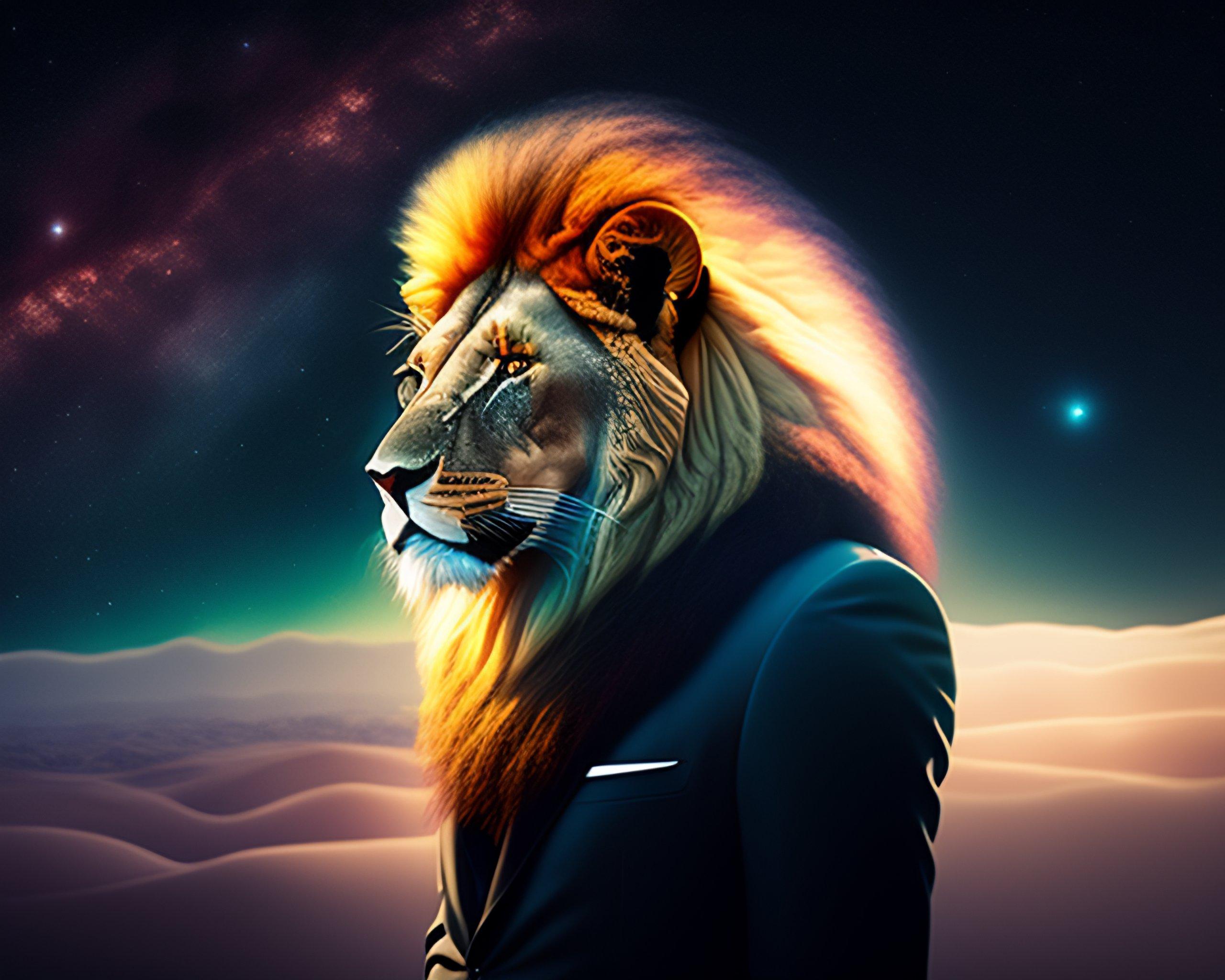2560x2048 Lexica, suit, space, atmosphere, nft