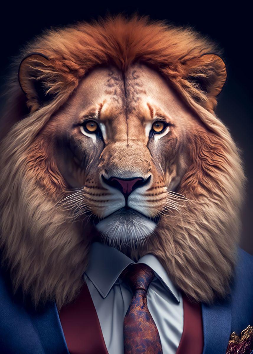 857x1200 Lion' Poster