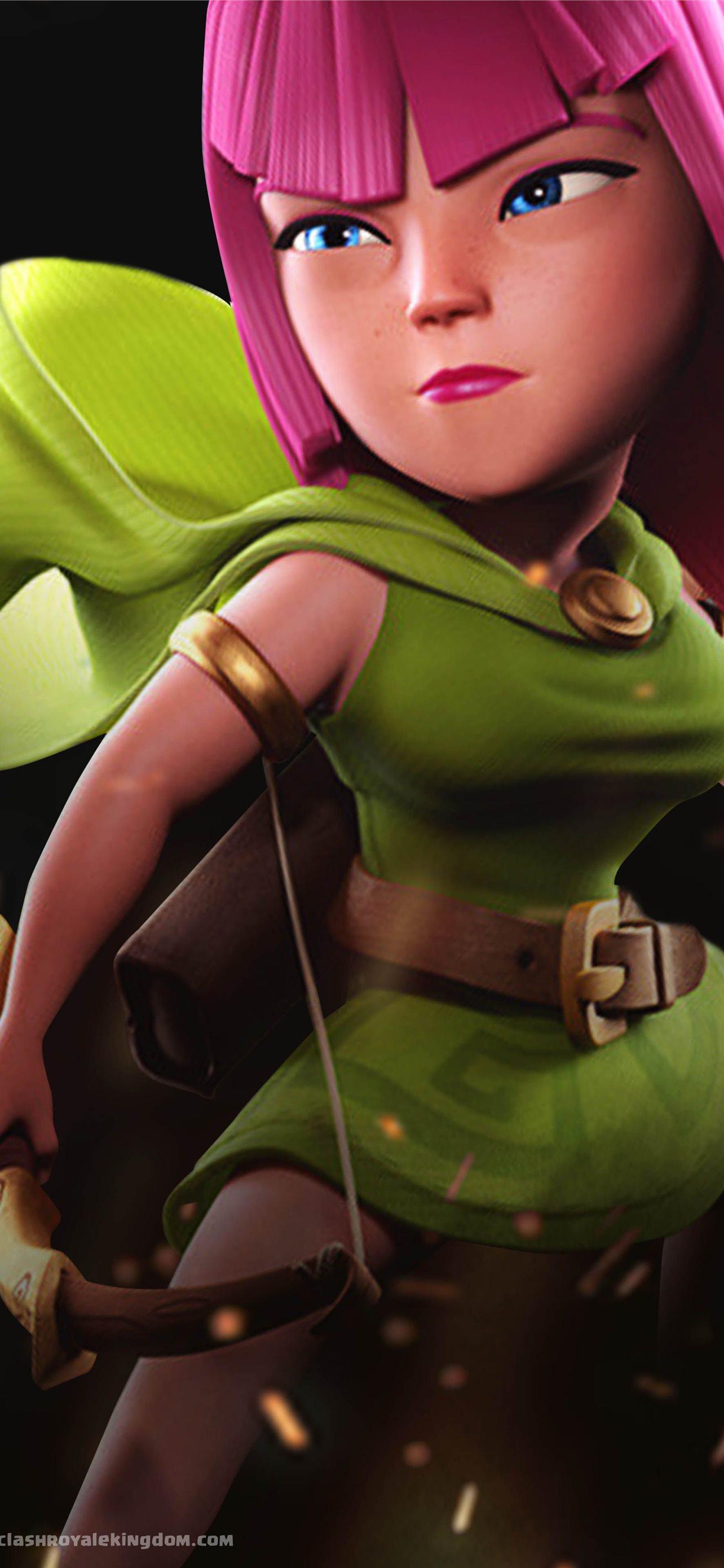 1284x2778 Clash Of Clans Archer Cave iPhone Wallpaper Free Download