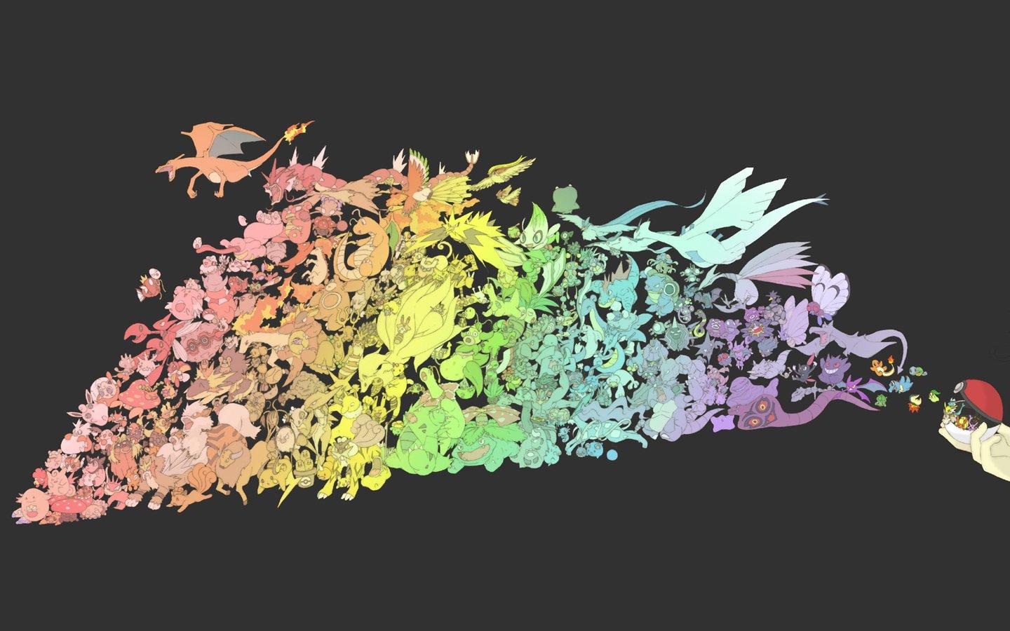 1440x900 pokemon, Gyarados, Charizard Wallpaper HD / Desktop and Mobile Background