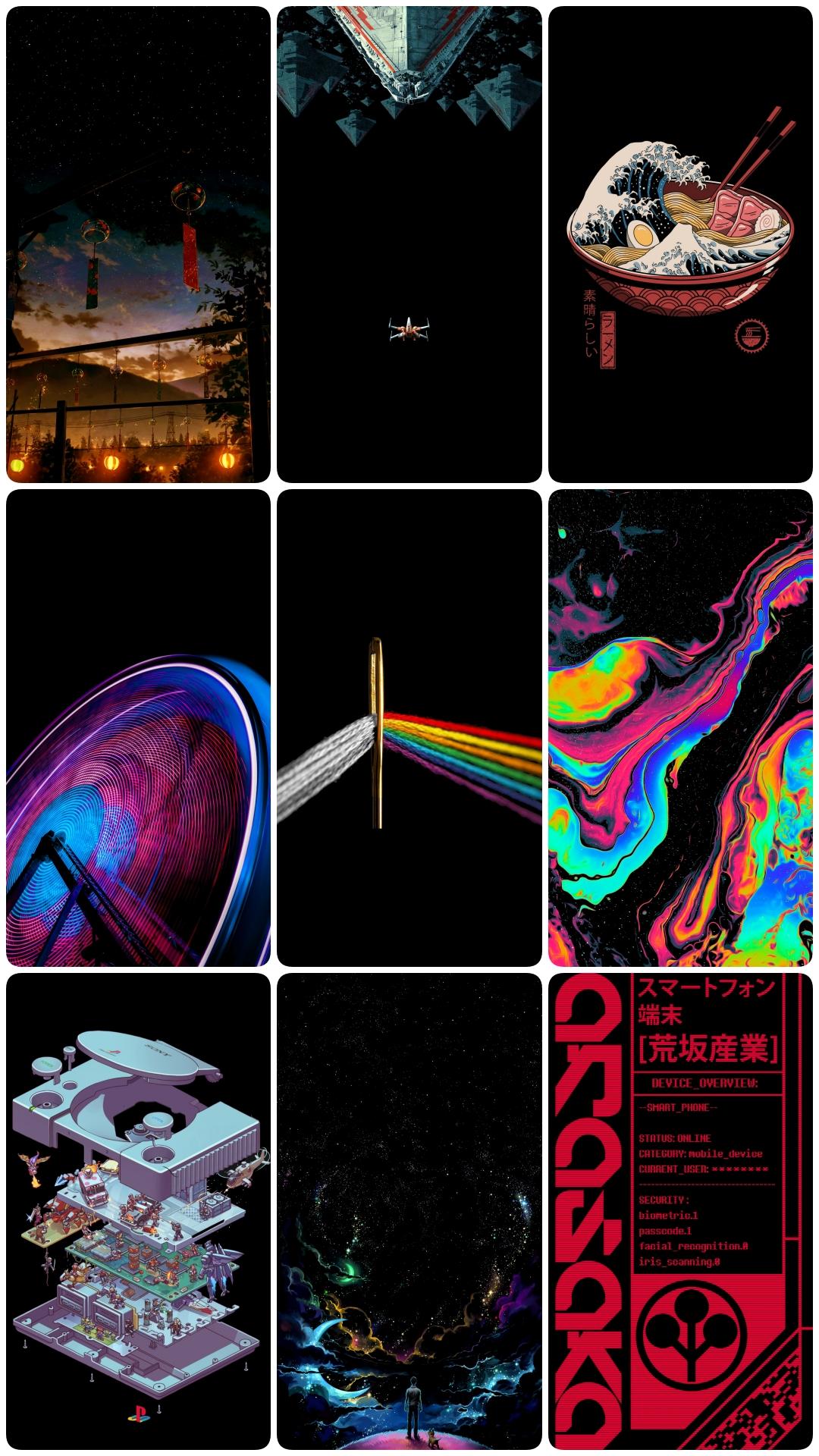1080x1920 OLED WALLPAPERS FOR PHONE