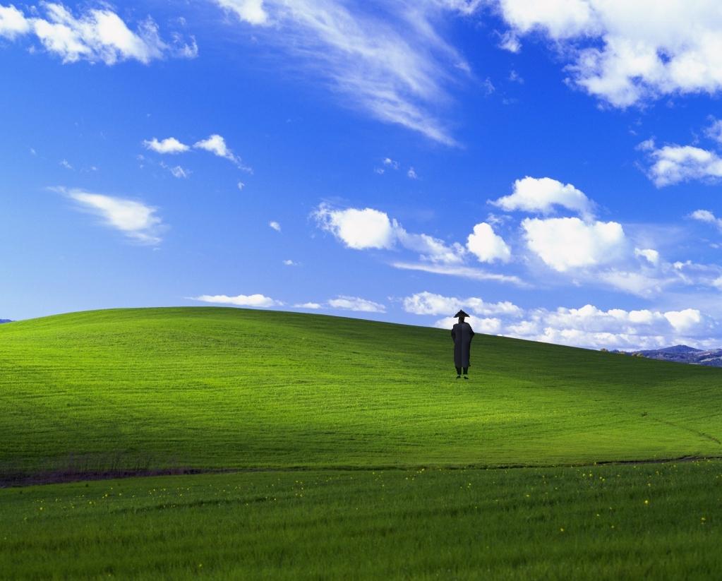 1023x823 LSD: Dream Emulator can be bliss too, right?. Windows XP Bliss Wallpaper