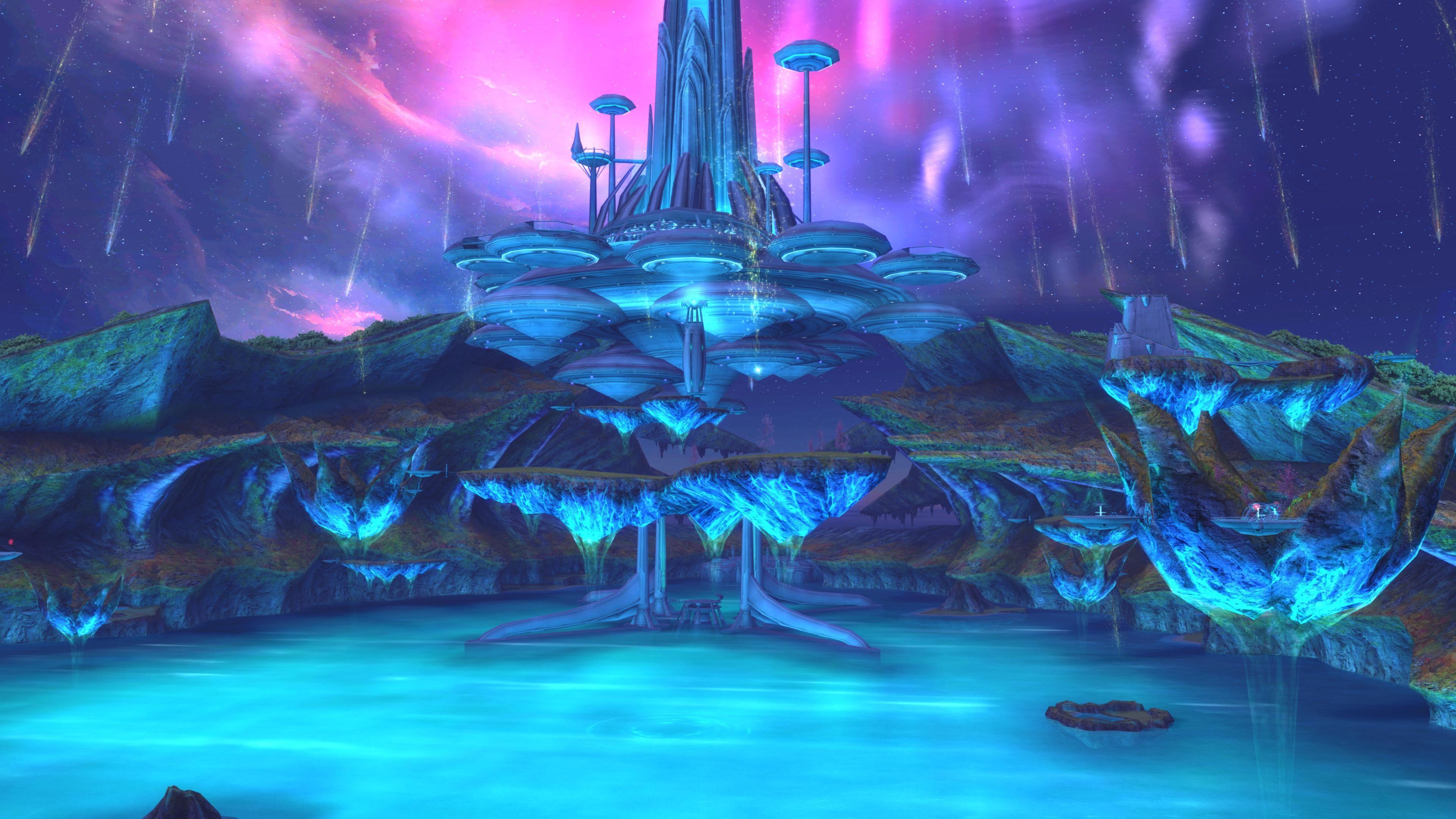 3840x2160 Xenoblade Chronicles in its true glory. Distant screenshots taken in Dolphin Emulator. [4K][OC]. Xenoblade chronicles, Environment design, Fantasy
