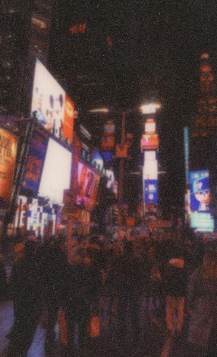 720x1182 Wallpaper tumblr vintage new york times square night