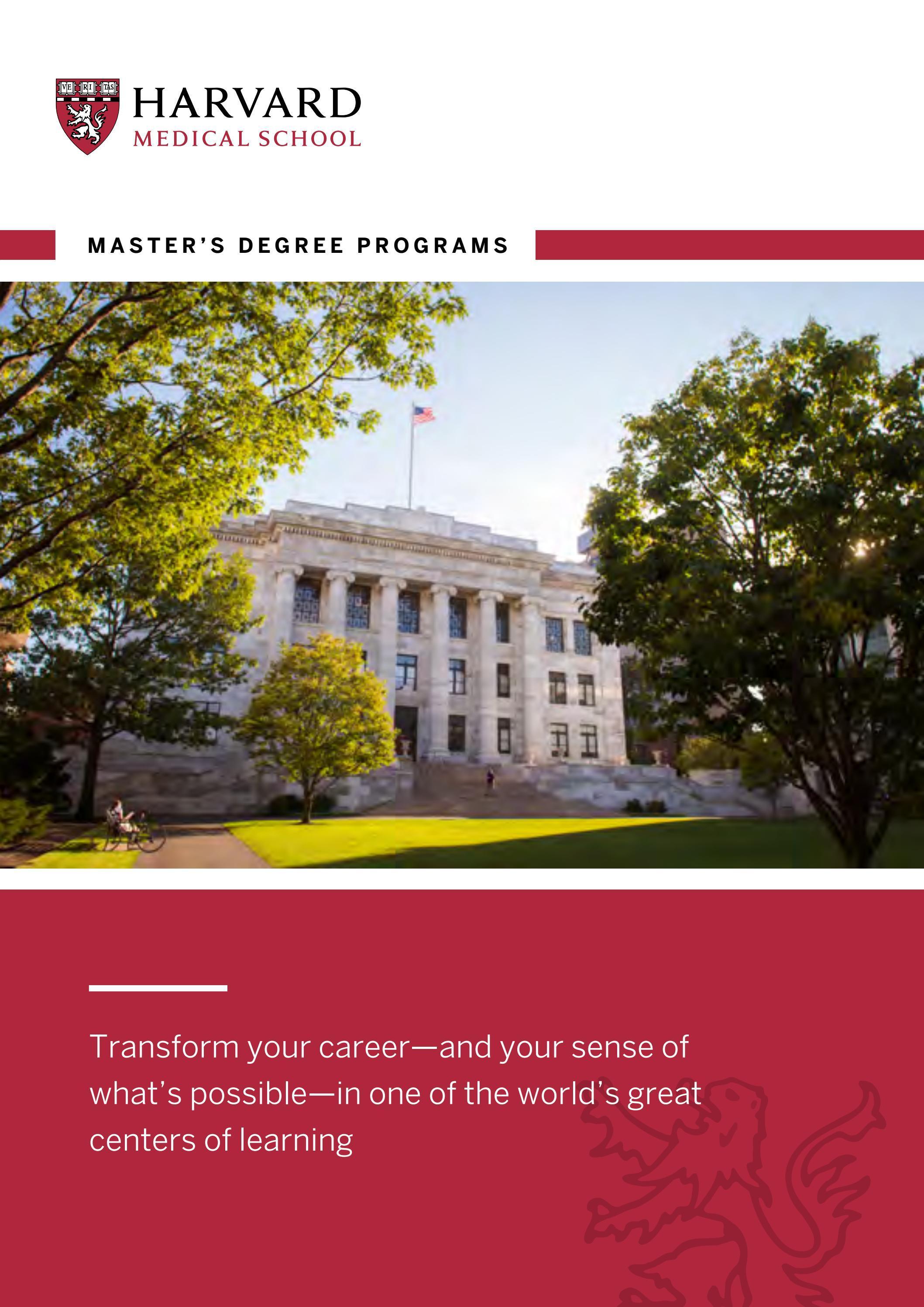 2117x2993 Master's Degree Programs Brochure 2022 by Harvard Medical School