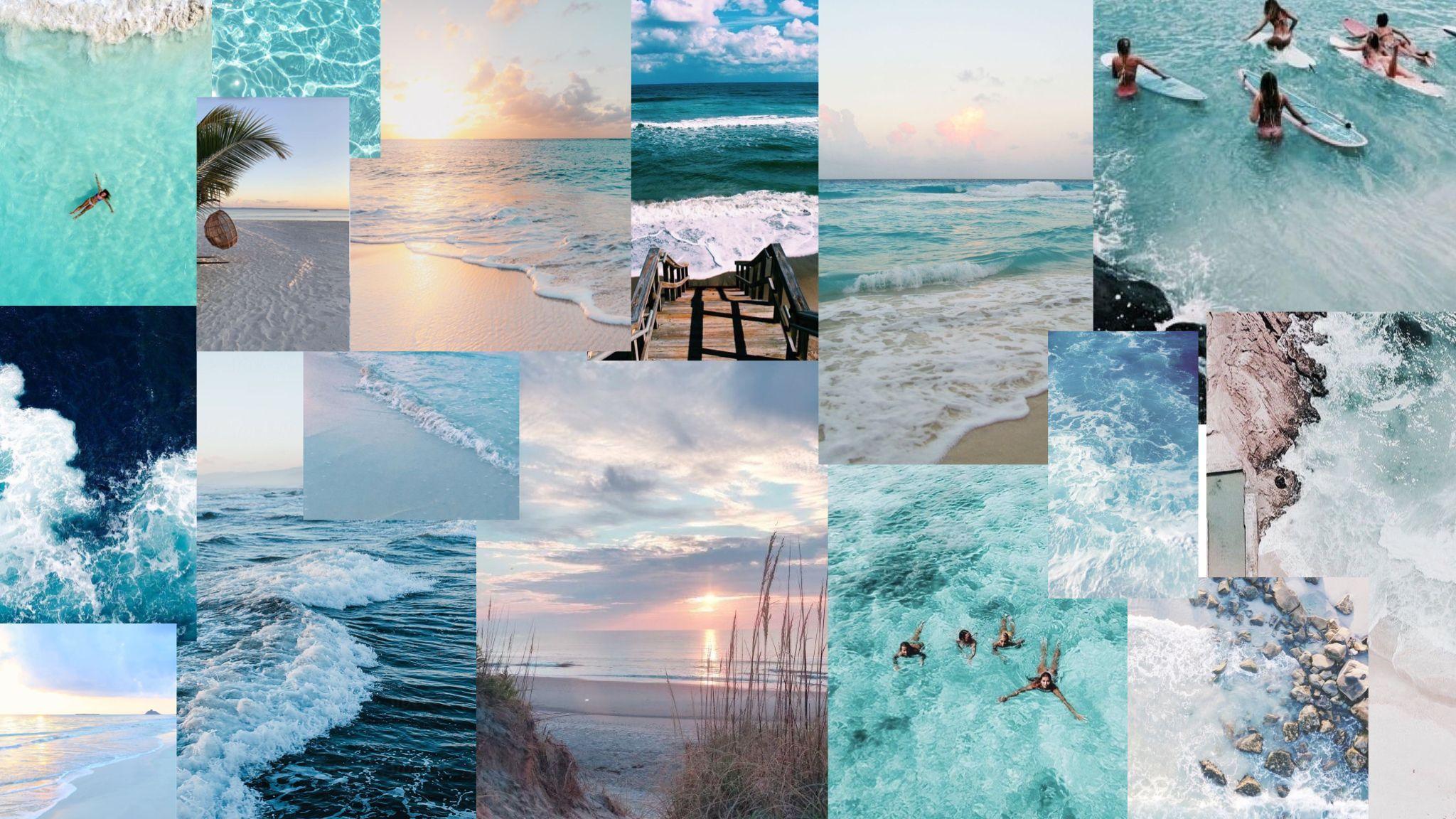 Beach aesthetic iphone in 2020 beach aesthetic collage HD phone wallpaper   Pxfuel