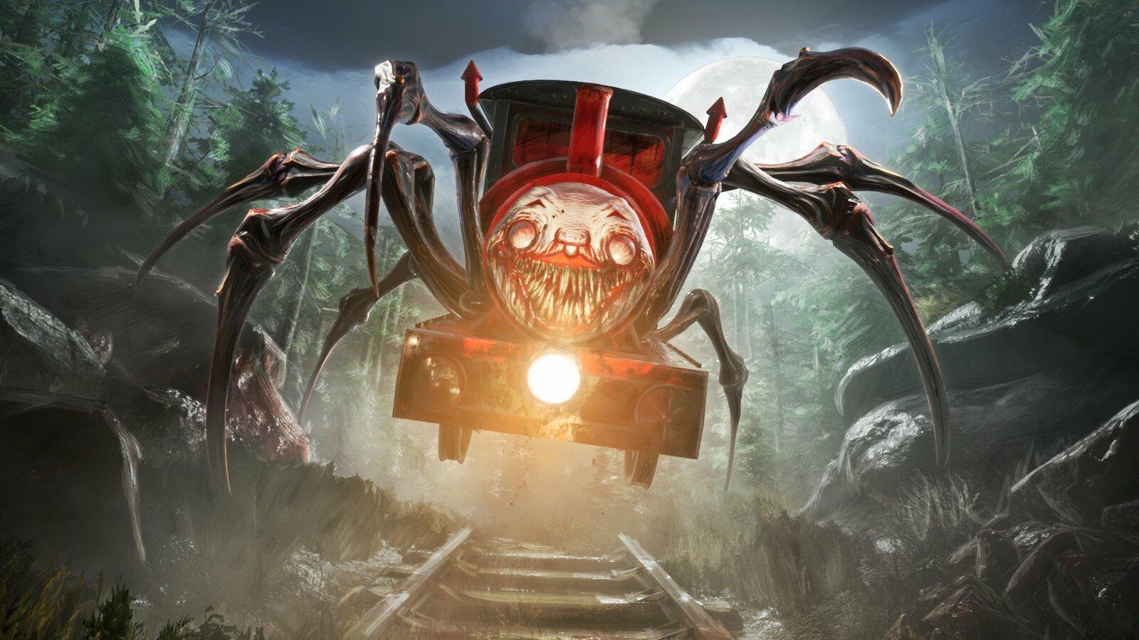 INSPIRED IN THE GAME CHOO CHOO CHARLES THE SPIDER TRAIN 3D Print Model in  Monsters & Creatures 3DExport
