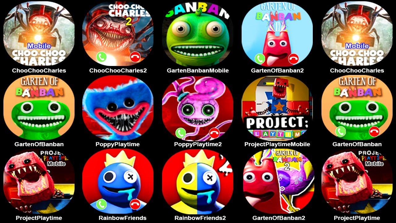 1280x720 Garten of Banban Mobile, Choo Choo Charles Rainbow Friends Project Playtime Mobile, Poppy Playtime
