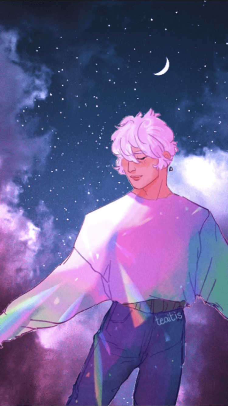 750x1334 Asra the arcana wallpaper. Human art, Arcanum, Pastel goth background