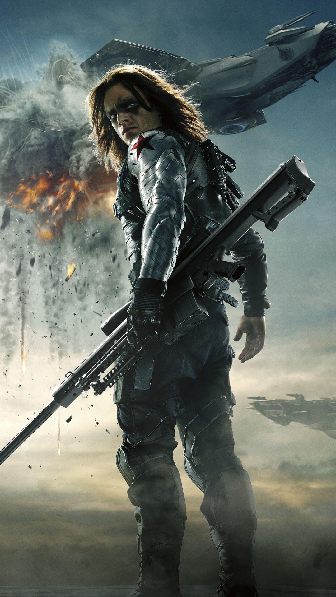 1080x1920 Bucky Barnes Wallpaper