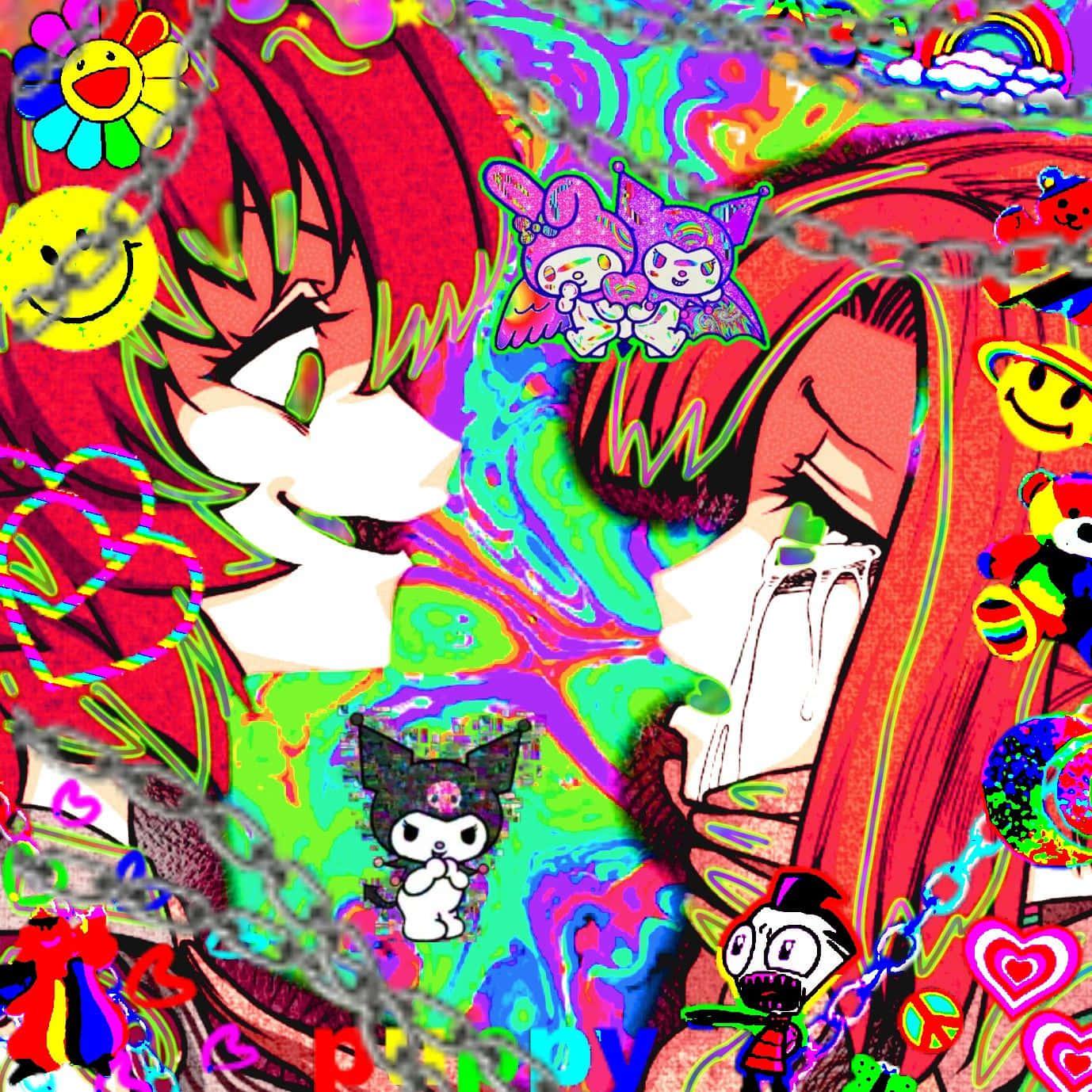 1378x1378 Download Scenecore YTTD Anime Wallpaper