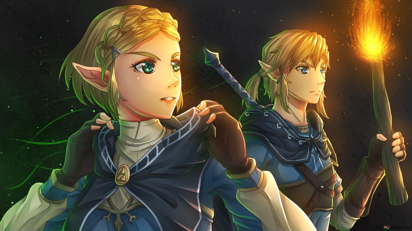 1600x900 The Legend of Zelda: Breath of the Wild : Zelda & link HD wallpaper download