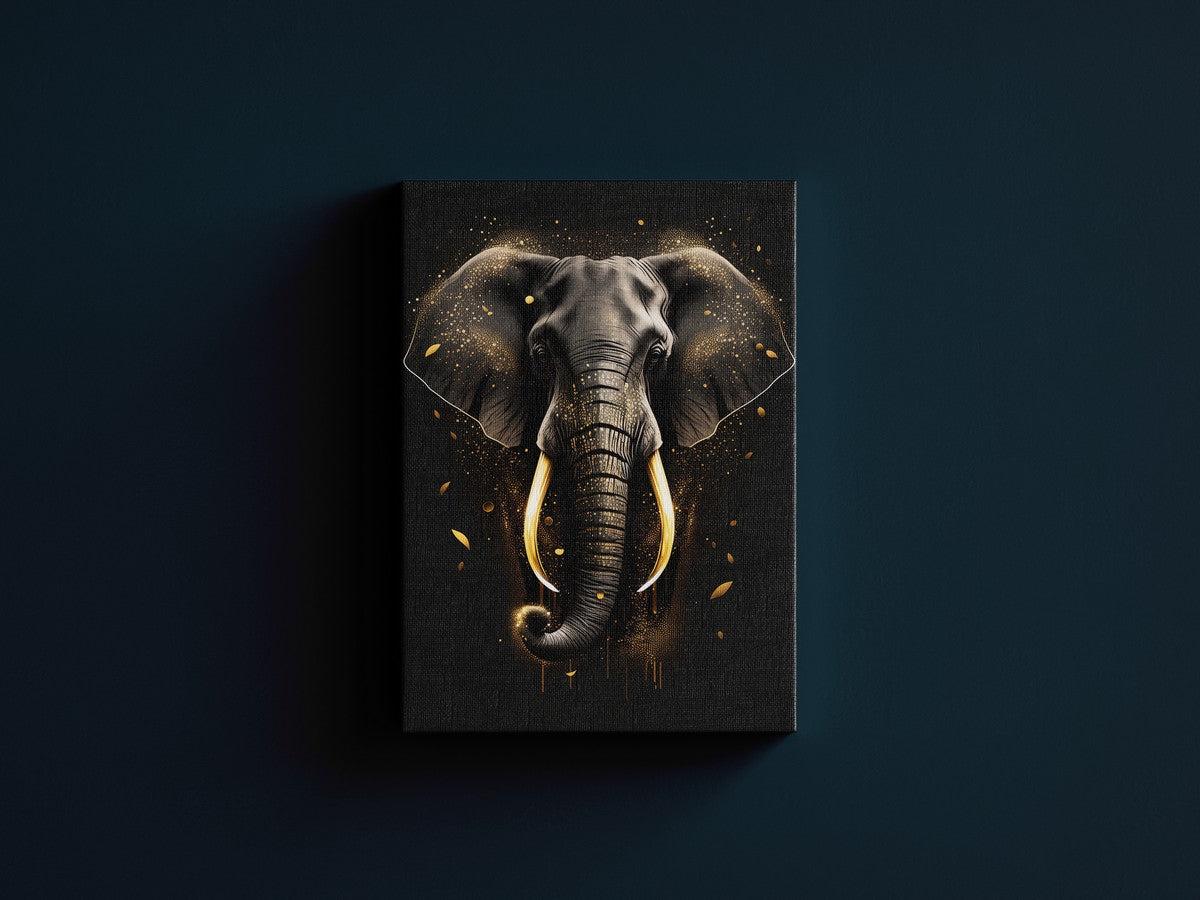 1200x900 Gold Elephant Canvas