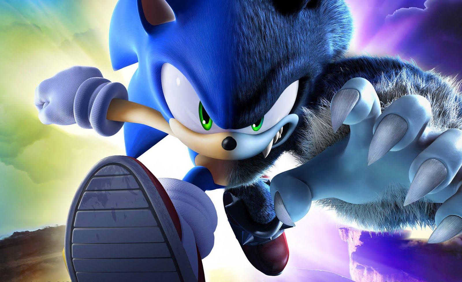 1600x977 Sonic the Werehog” Wallpaper