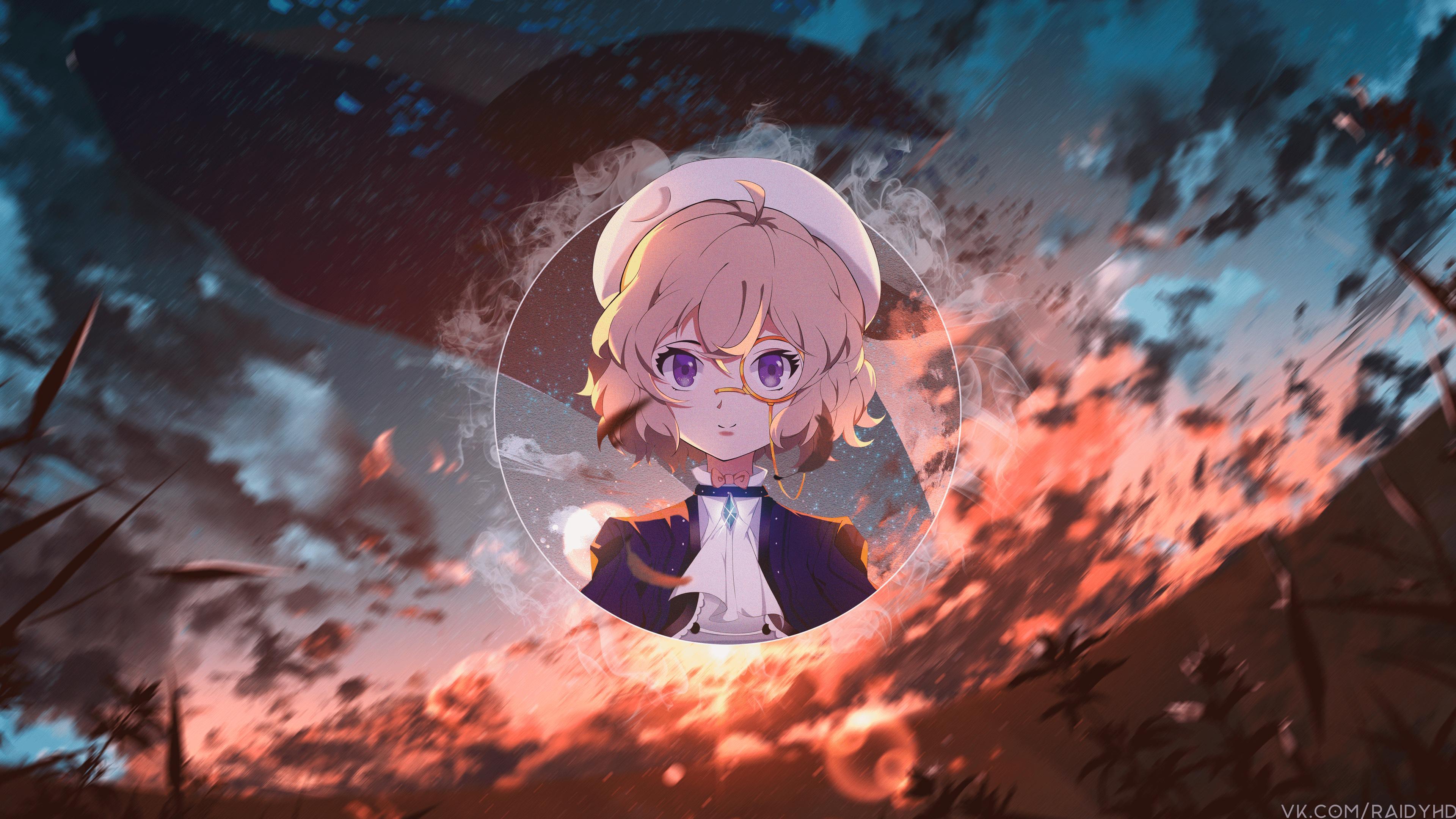 3840x2160 Anime, Anime Girls, Picture In Picture, Invented Inference, Kotoko Iwanaga, In Spectrex2160 Wallpaper