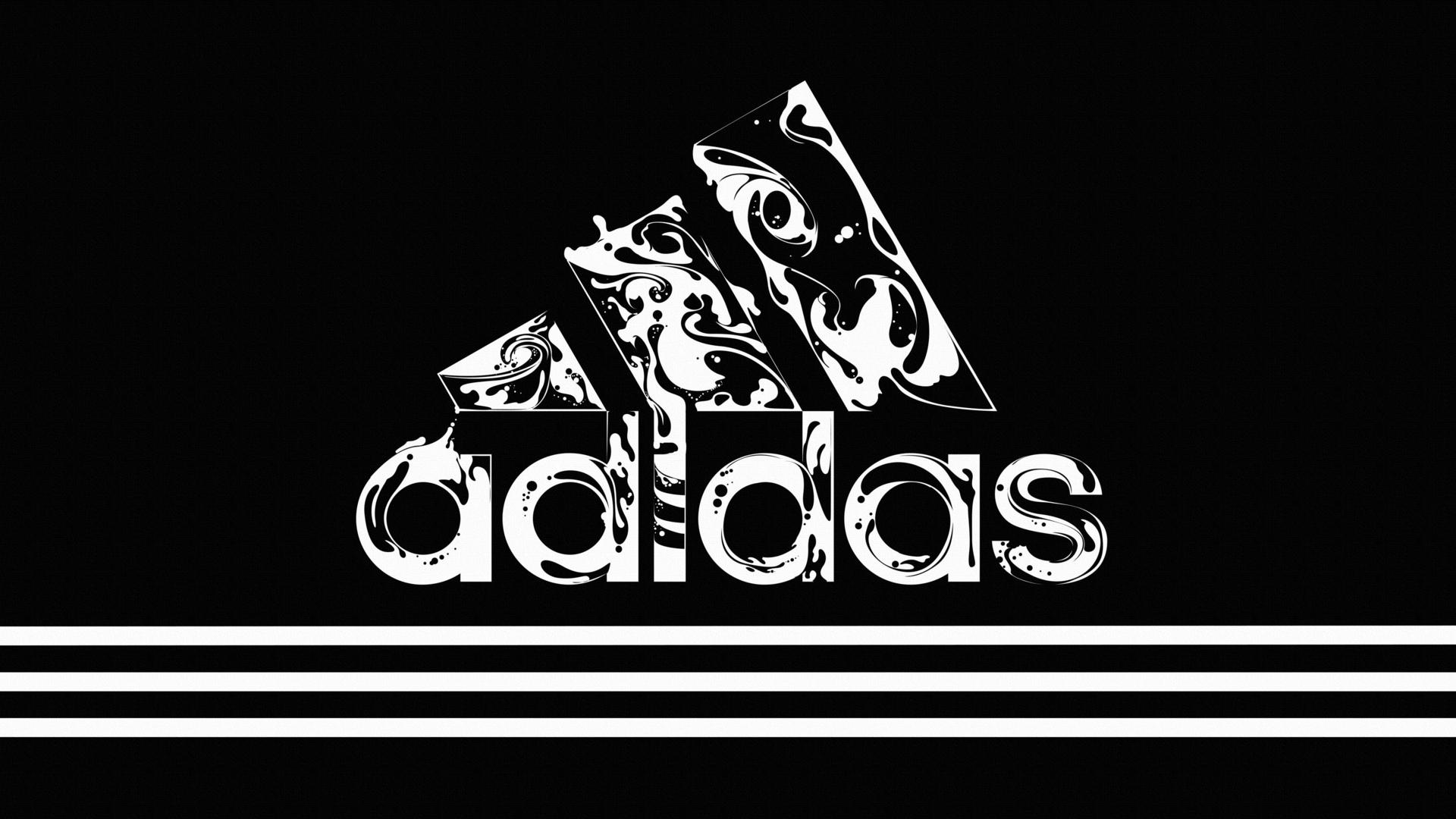 1920x1080 stripes, logo, adidas, black, style, background, adidas.me!