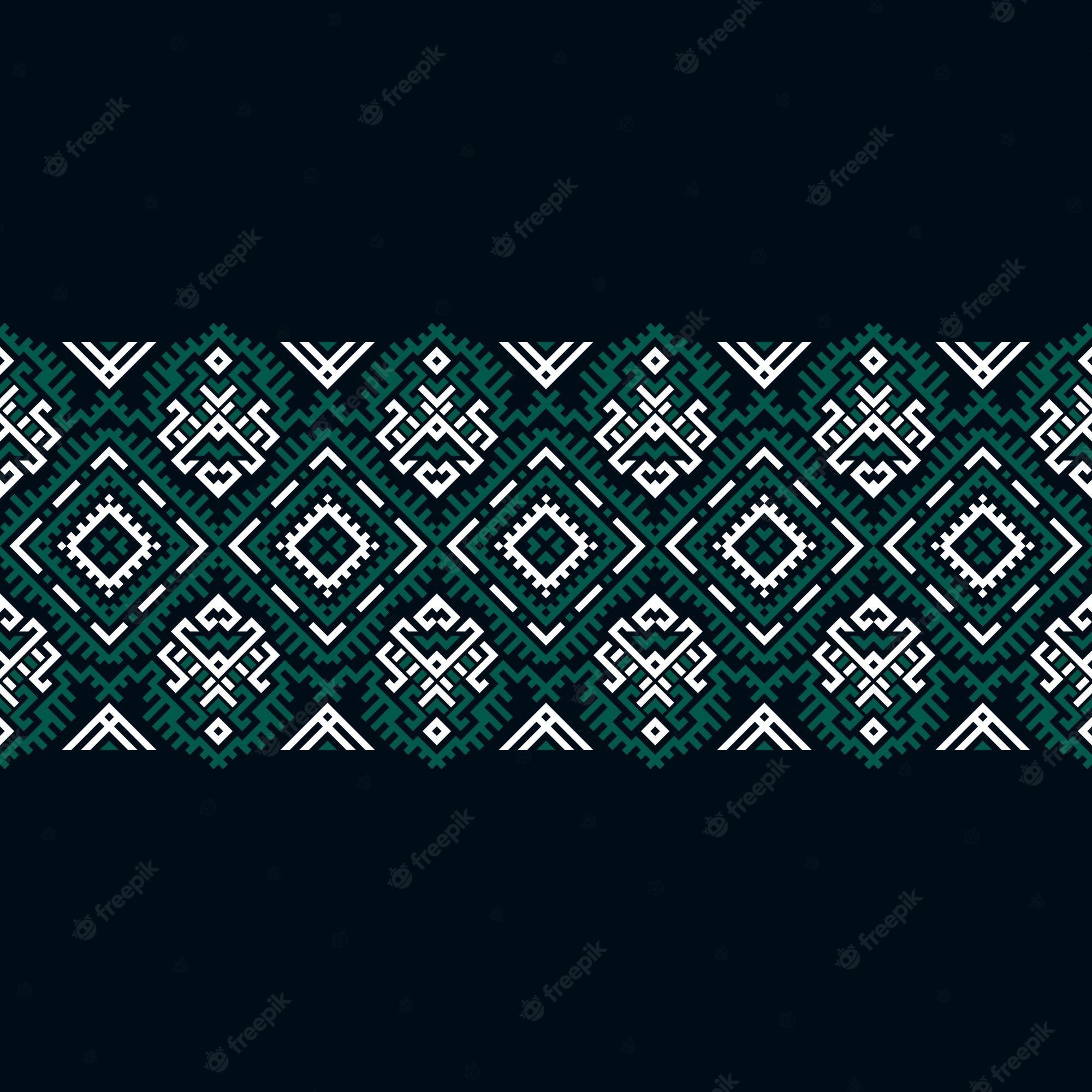 2000x2000 Premium Vector. Malaysian culture ethnic design pattern for background, carpet, wallpaper, clothing, and wrapping