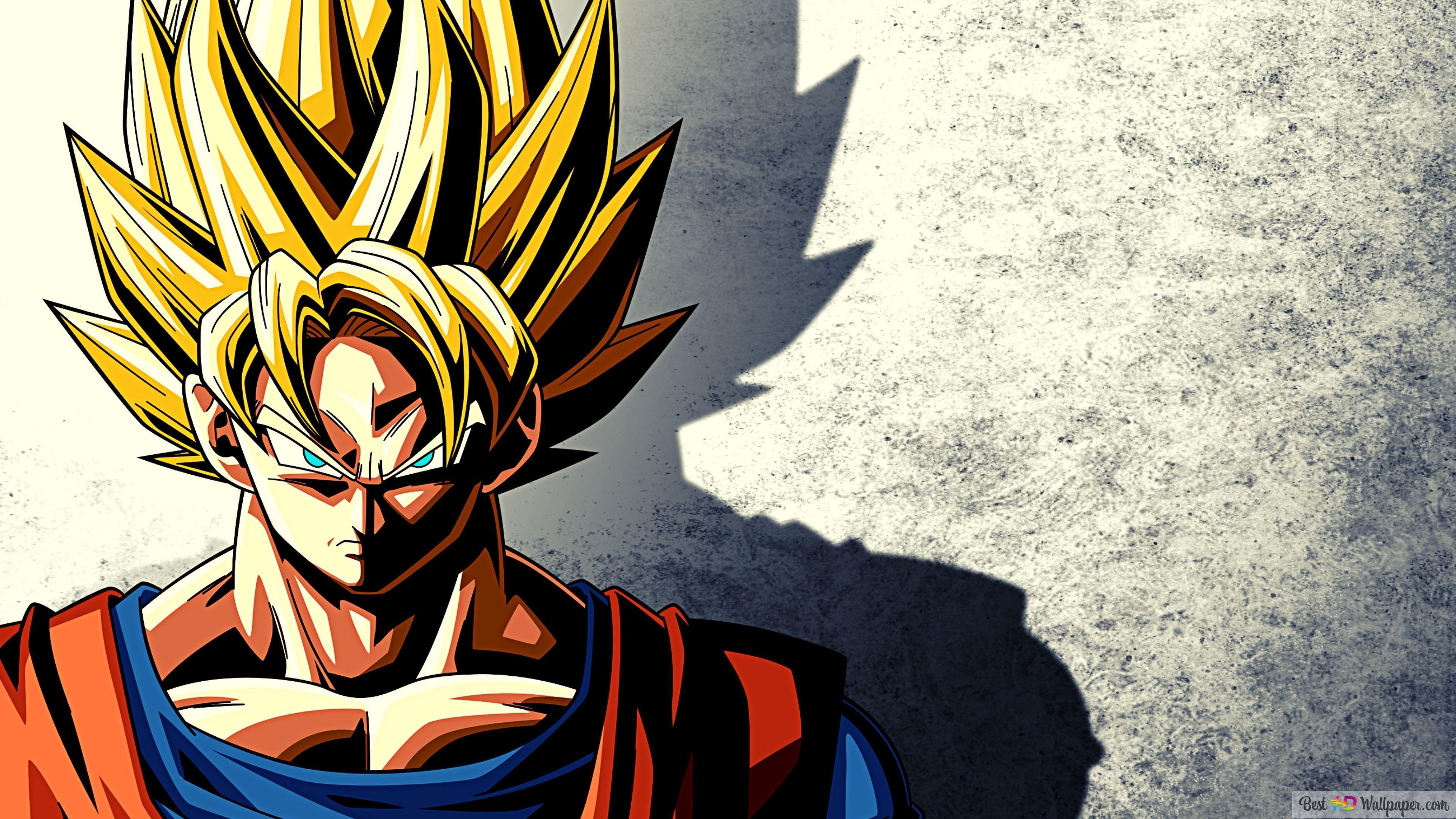 3840x2160 Anime Classic Ball Z, Super Saiyan Son Goku 4K wallpaper download