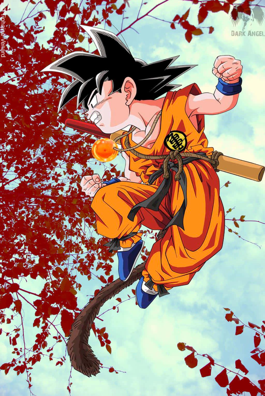 1024x1530 Free Kid Goku Background, Kid Goku Background s for FREE