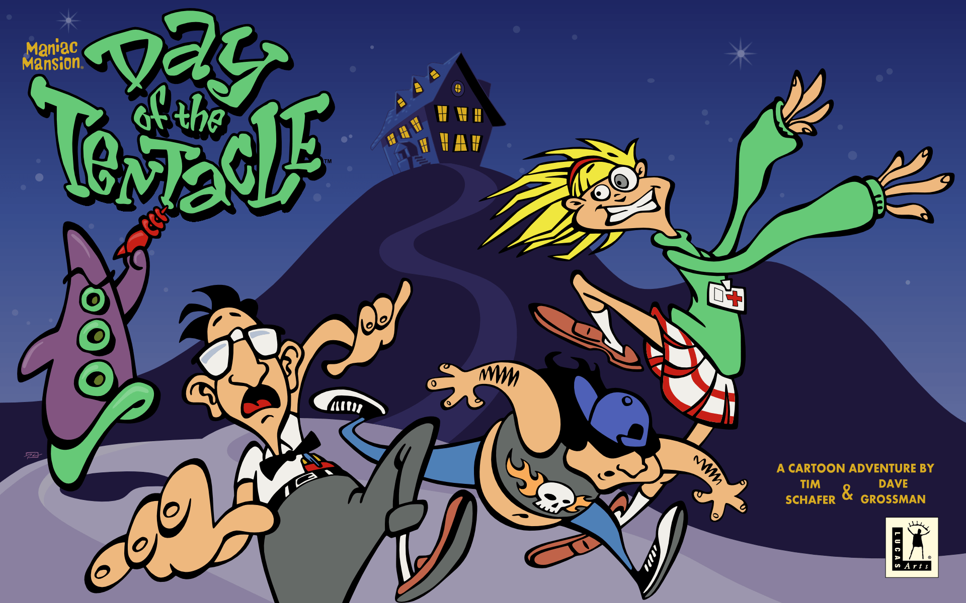 1920x1200 Day of the Tentacle wallpaper