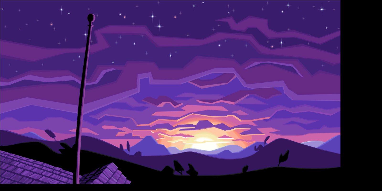 1600x800 Tohad of the Tentacle remastered background (1993/ LucasArts / Double Fine Productions)