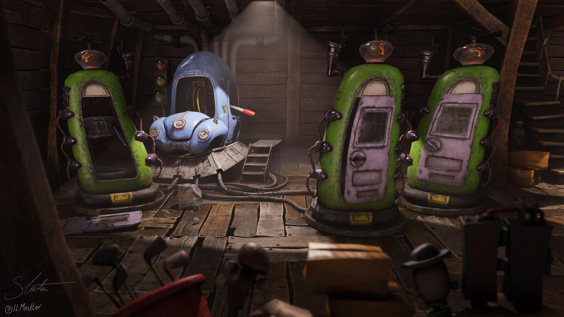 1920x1080 'Day of the Tentacle' Abandoned Lab