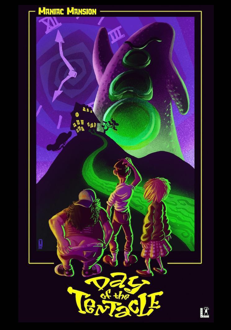 744x1064 Day of the Tentacle (1993)