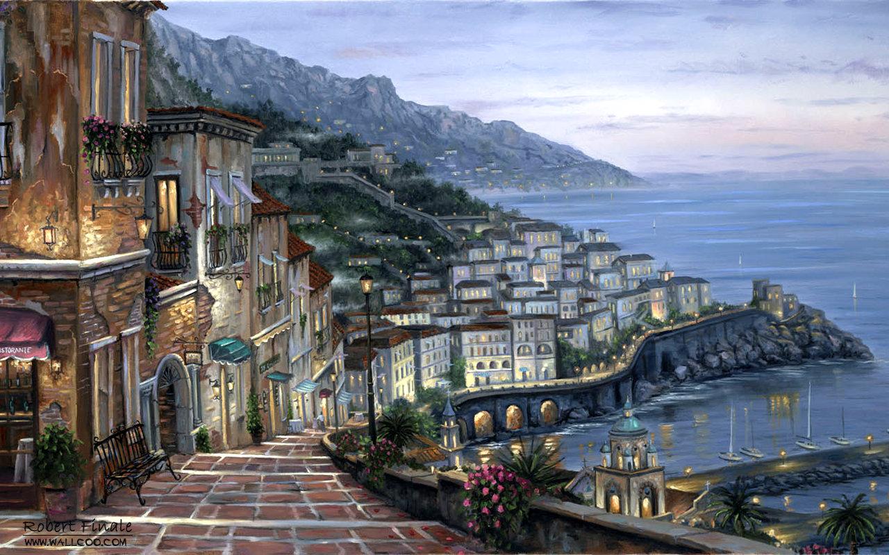 1280x800 Romantic Painting the town 5688
