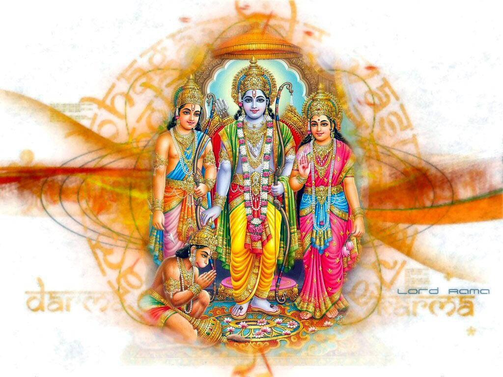 1024x768 Jai Shri Ram Wallpaper