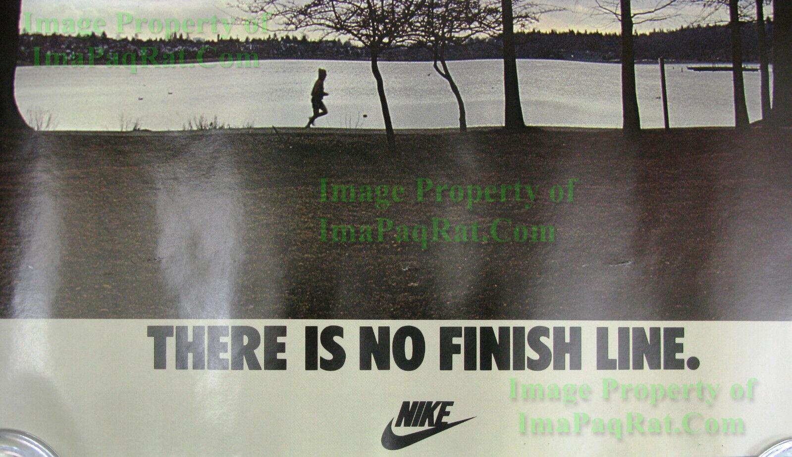 there is no finish line nike poster