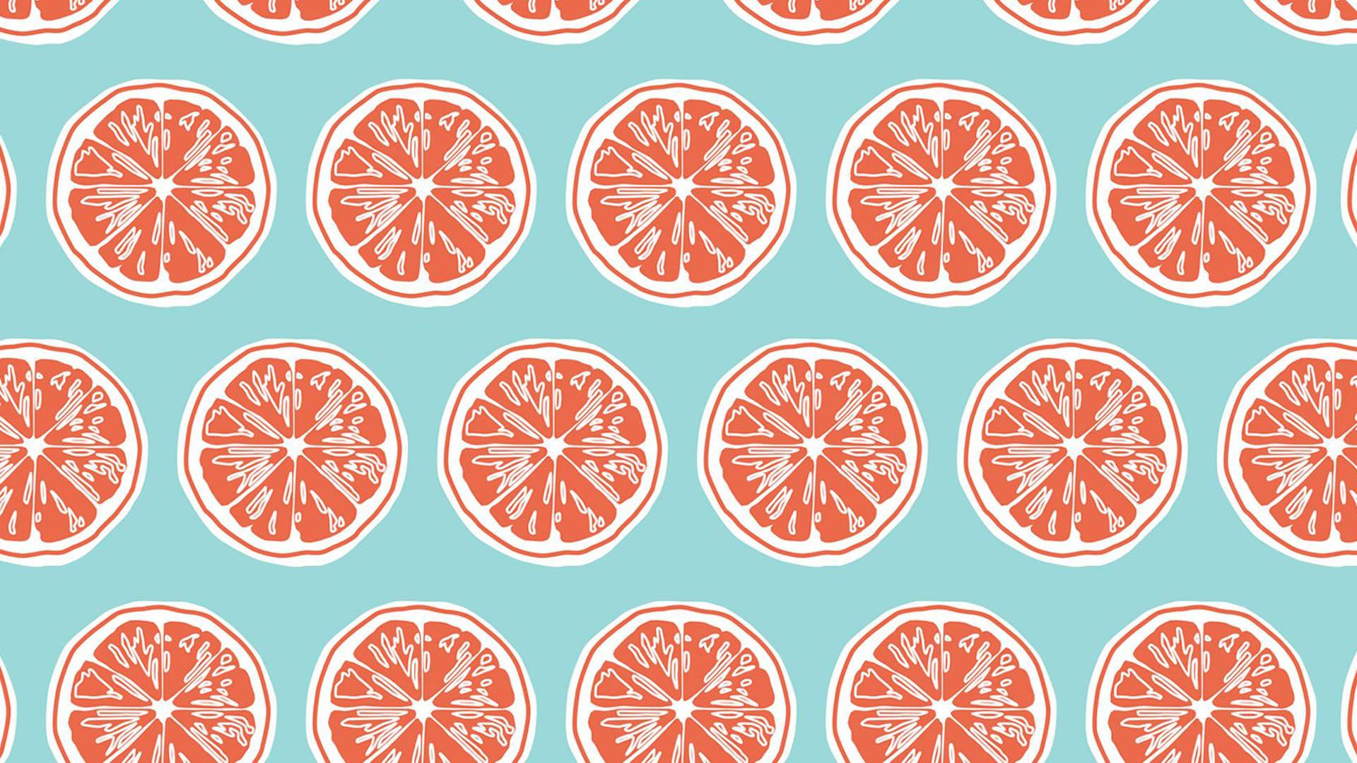 1920x1080 Preppy Orange Wallpaper