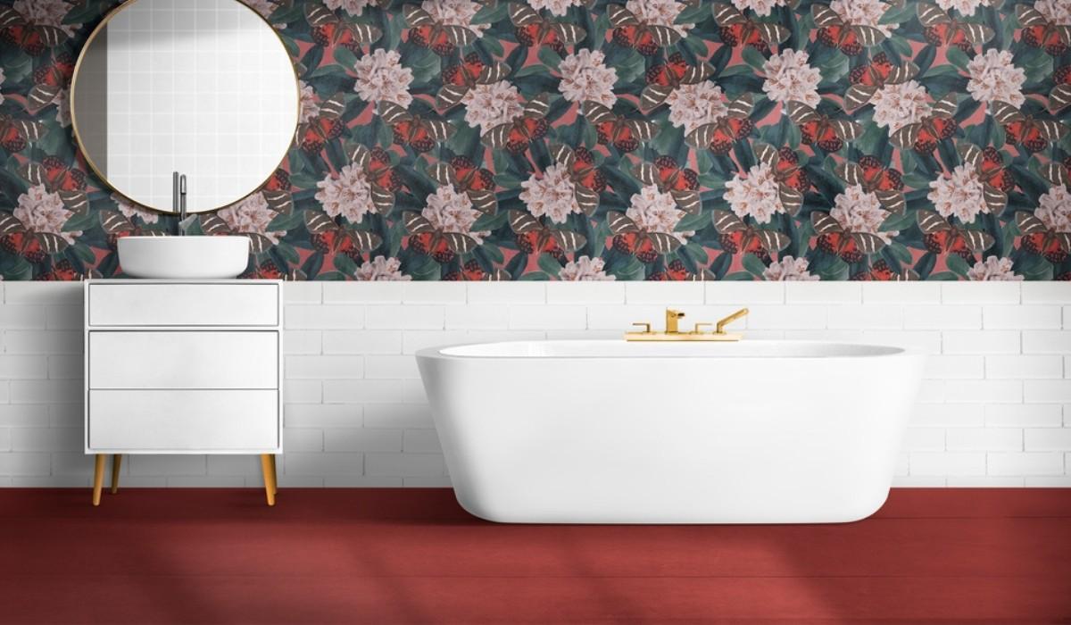 1200x700 Bathroom wallpaper to transform your space in 2023