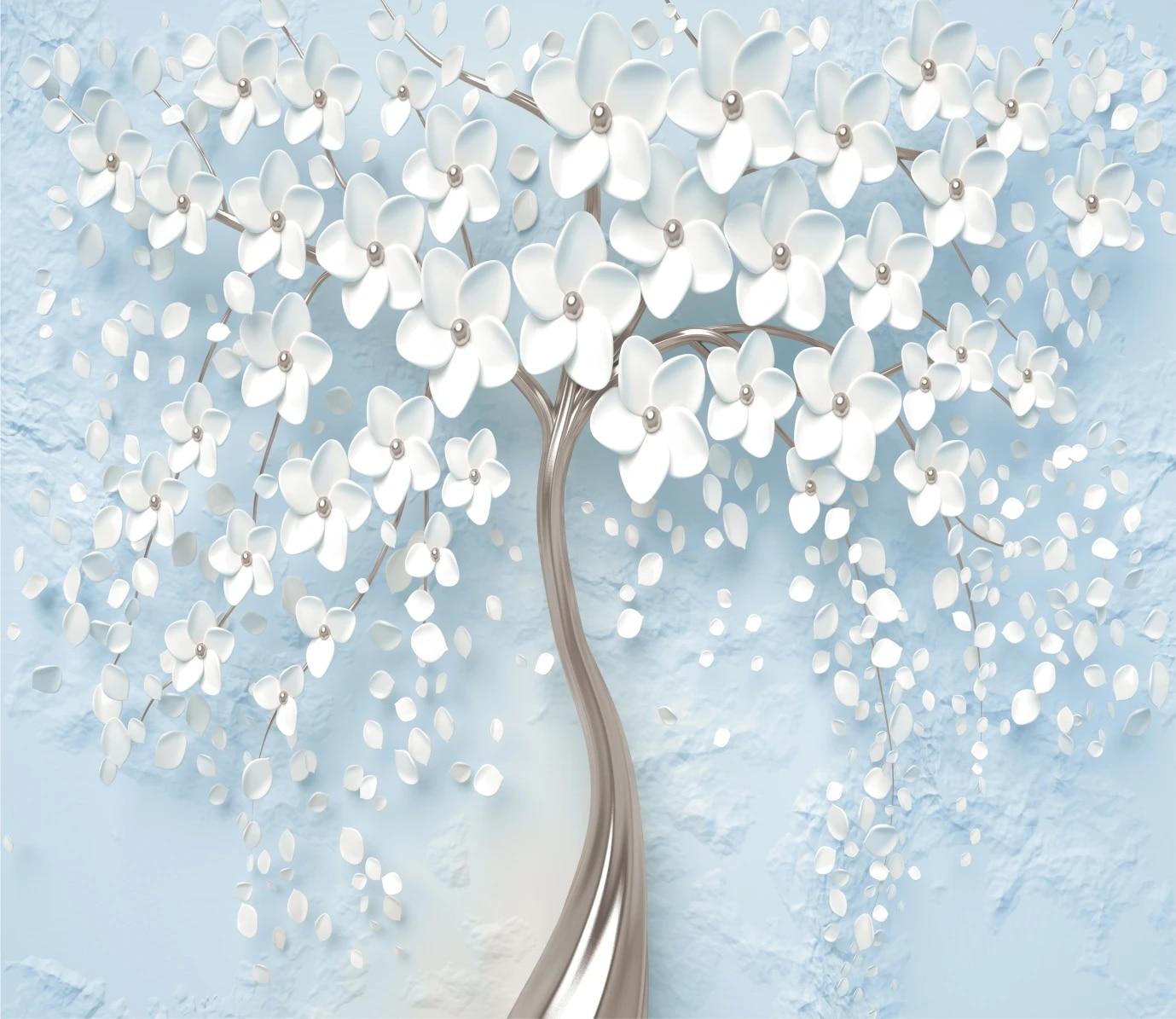 1379x1195 Wall Mural Dekor Vinil 3D Tree, 3D Wall Mural, 3D Drawing, Wallpaper For Living Room, Tree, Fleece Wallpaper, Decor Walls, Abstract Nature