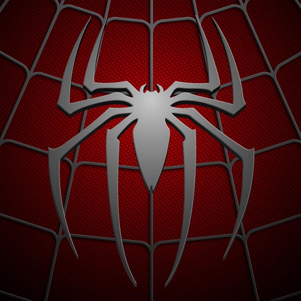 1024x1024 HD Spiderman Logo Wallpaper