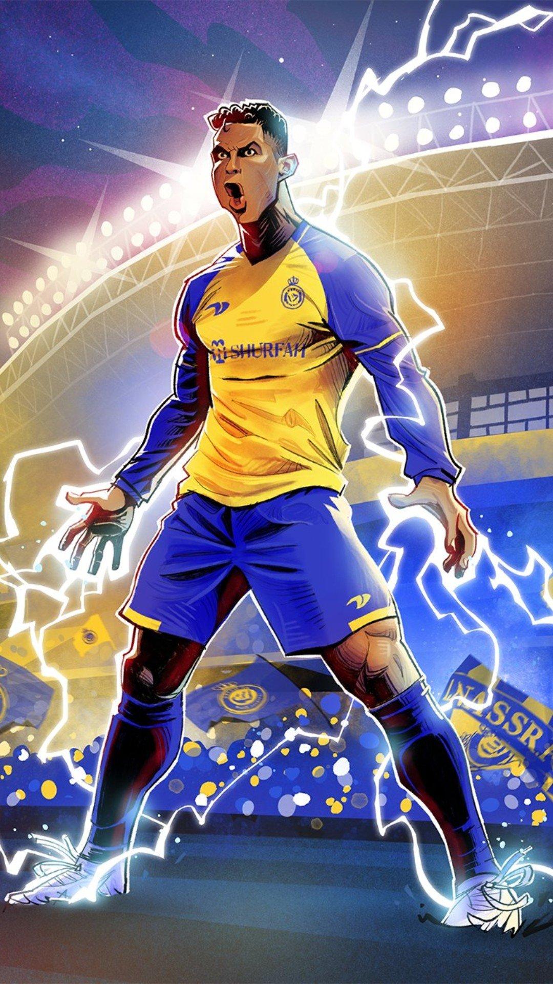 1080x1920 Cristiano Ronaldo Al Nassr Wallpaper