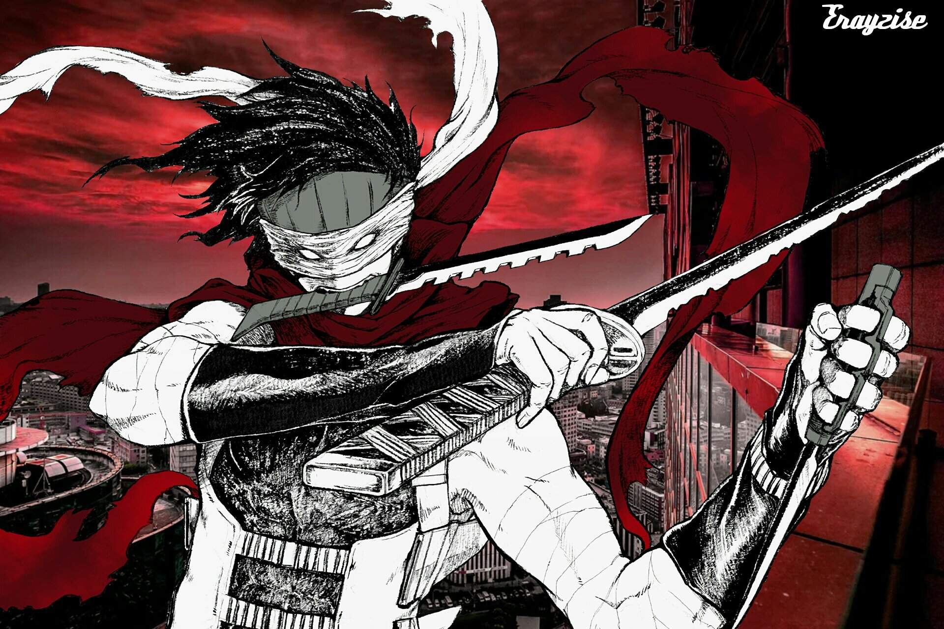 1920x1280 Hero Killer Stain (Chizome Akaguro 赤黒 血染) anime:Boku no Hero Academia