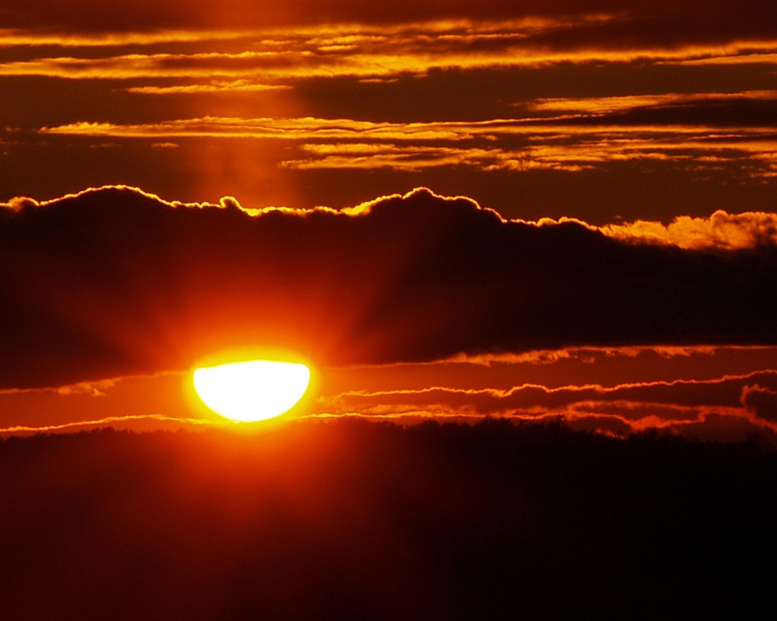 2560x2048 Kostenlose Hintergrundbilder Sonnenuntergang Über Den Wolken, Bilder Für Ihren Desktop Und Fotos